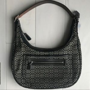 [Coach] - Signature Jacquard Shoulder Purse